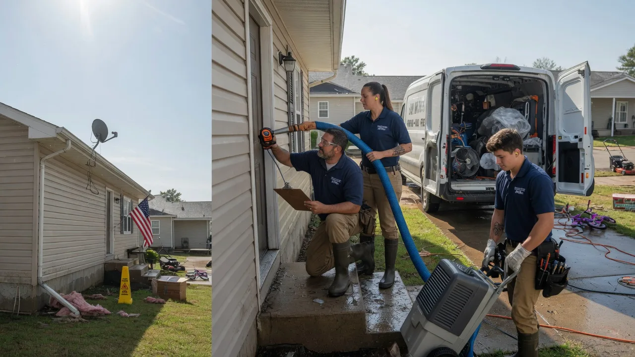 Ceiling Water Damage Restoration in Mims, FL near me